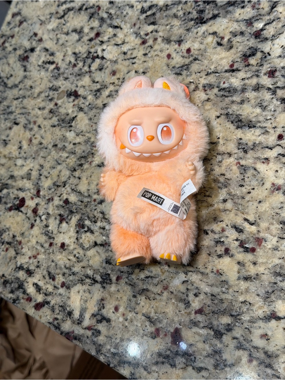 Pop Mart Plush Monster Toy - Peach Fuzzy Character